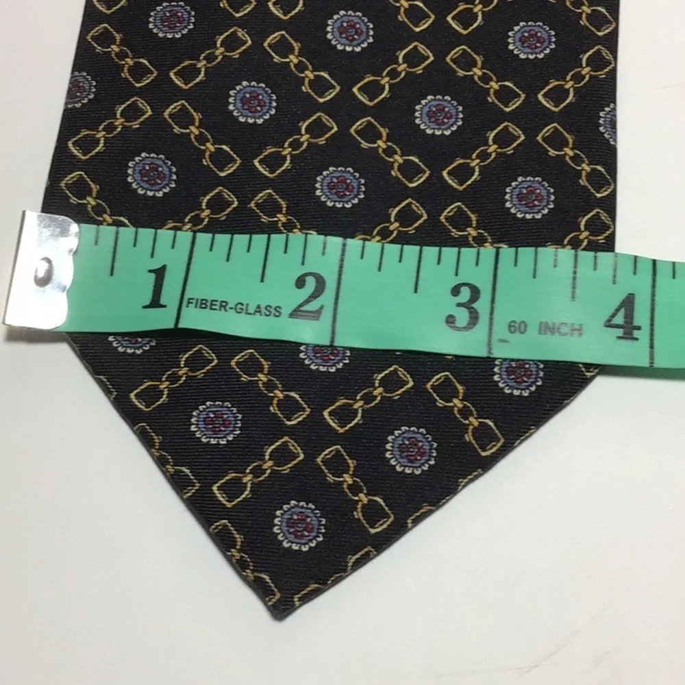 Authentic Gucci Horsebit Neck Tie BLK Gold…